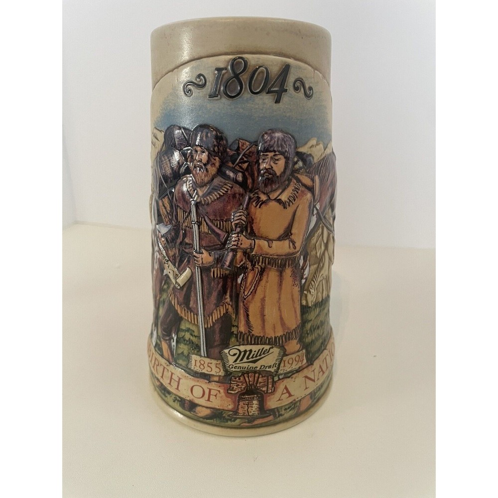 Miller Genuine Draft Birth of a Nation 1804 Fourth‎ In A Series Beer Stein Mug